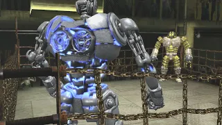 REAL STEEL THE VIDEO GAME - ONE-HANDED VICTORY (OREFIST & FLUXCORE) VERSUS