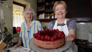 Kardinal torta – čokoladna mus torta s malinama