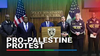 Over 100 pro-Palestinian protesters arrested at New York's Columbia University | ABS-CBN News