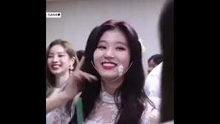 The way Sana was so excited to get kisses from everyone