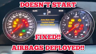 Mercedes Enabling Of Engine Start After A Crash Event Autel Guide Step By Step