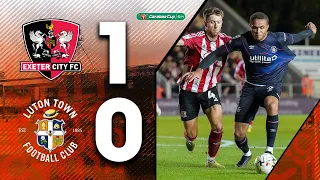 Exeter City 1-0 Luton | Carabao Cup Highlights