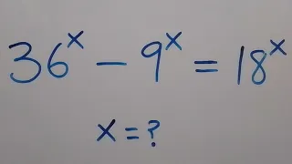 A Nice Exponent Math Olympiad Problem | How to solve for X ?