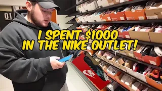 I SPENT $1000 IN THE NIKE OUTLET AND THE STAFF GOT ANNOYED!
