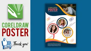 How to Design Poster with CorelDraw - adobe tutorial