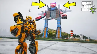 KATİL DEV ROBOT EVİMİZİ BASIP OPTIMUS PRIME'Yİ KAÇIRDI! - GTA 5