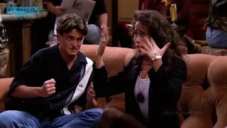 Friends-HD videos-Chandler break up with Janice  Janice first appearance of in the show. S1 E5 03