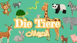 تعلم الحيوانات باللغة الألمانية/ Learn animals in German