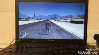 GTA 5 на очень слабом ноутбуке Lenovo B590 / GTA 5 on a very slow laptop Lenovo B590