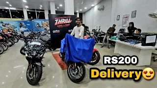 Taking Delivery of my Dream Bike Rs200 ❤️ || Finally Delivery of Rs 200😍