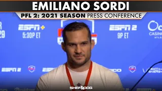 Emiliano Sordi | PFL 2: 2021 Season - Press Conference Interview