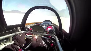 Speed Demon 426 mph Run - Cockpit View