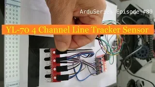 4-Channel Line Tracker Sensor - ArduSerie #80