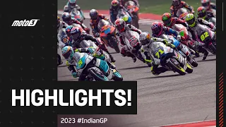 Moto3™ Race Highlights 💨 | 2023 #IndianGP 🇮🇳