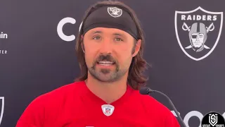 GARDNER MINSHEW ON COMPETING W/ AIDAN O'CONNELL FOR STARTING QB SPOT; SAYS MESSAGE SENT TO CROSBY