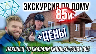 Одноэтажный Дом 85 м2 Из Кирпича | Проект Дома До 100 кв.м