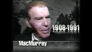 Headline News - Death of Fred MacMurray, 1991