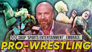 WWE “Moving Away” From Sports Entertainment | Reaction To AEW Airing CM Punk Jack Perry All In Brawl