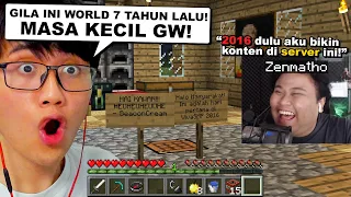 Aku & YouTuber Ini Masuk ke Dalam World Minecraft SMP TERLAMA di Indonesia .. (7 Tahun Yang Lalu)