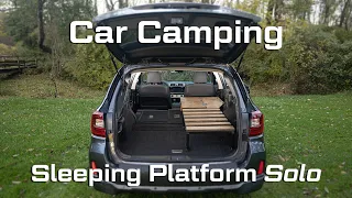 Car Camping Sleeping Platform SOLO Walkaround Tour 2022