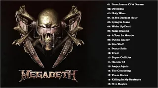 Megadeth Greatest Hits Full Album 2021 - The Best Songs Of Megadeth 2021 Playlist