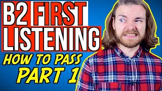 How to PASS B2 First LISTENING Part 1 - B2 First (FCE) Listening Exam