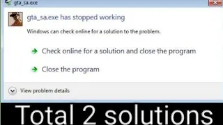 gta_sa.exe has stopped working ERROR FIX (San Andreas) 2 Solutions 2020