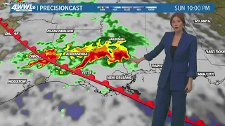 New Orleans Weather: Warm for Mother's Day, rounds of rain this work week