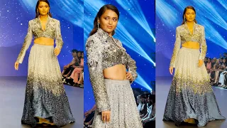 Tejasswi Prakash Stunning Ramp Walk At Bombay Times Fashion Week 2024 Day-3