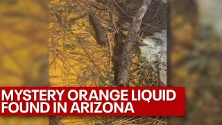 Mysterious orange liquid and soil found in Arizona