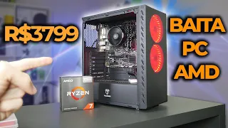 PC GAMER AMD TOP DE R$3700 pra TUDO! COM FUTUROS UPGRADES! *com teste em jogos* (semana 09)