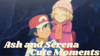 Ash and Serena Cute Moments