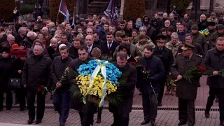 Військовослужбовці Львівського гарнізону вшанували пам’ять героїв Революції Гідності