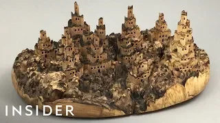 Hidden Wooden Castles Carved Into Tree Trunks