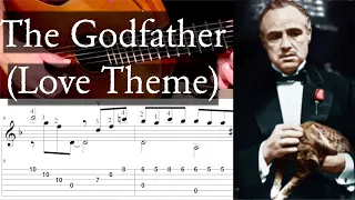 THE GODFATHER (LOVE THEME) - Nino Rota - Full Tutorial with TAB - Fingerstyle Guitar