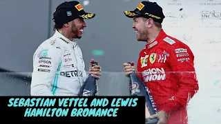 Sebastian Vettel and Lewis Hamilton Respect Moments #shorts