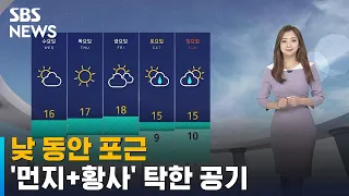 [날씨] 따뜻한 낮…'강풍 · 건조' 영동 지방 산불 조심 / SBS