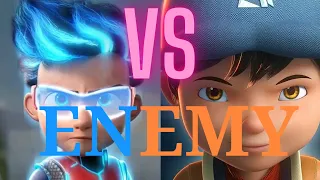 Boboiboy🔥🥵 vs Ejen Ali ❄🥶 | AMV - ENEMY | Special upload !!!