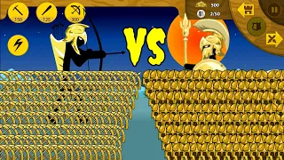 HACK SUMMON 9999 GOLDEN SPEARTON VS 9999 ARCHIDON SPEARTON | STICK WAR LEGACY