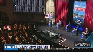 Top 5 polling candidate in race for Mayor of Los Angeles face off in debate