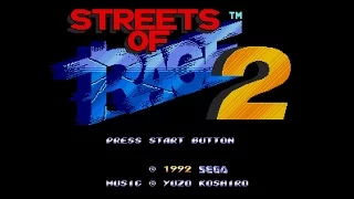 Streets of Rage 2 Walkthrough - Sega Genesis - 60fps, 1080p