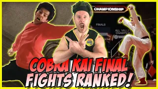 Cobra Kai & Karate Kid Finale Fights Ranked!