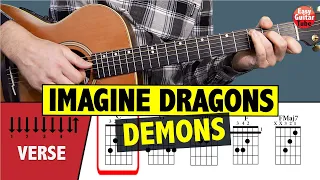 Imagine Dragons - Demons // Guitar Tutorial (CHORDS)