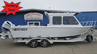 North River Factory Tour & Leaving With My New Boat!!