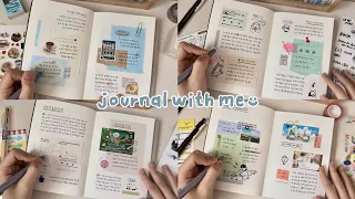 다이어리 한 권 전부 다 썼어요!📔 같이 조용하게 다꾸해요🎀ㅣ다이어리 꾸미기, 스크랩 다꾸, journal with me