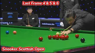 Snooker Scottish Open Ronnie O’Sullivan VS Neil Robertson ( Last Frame 4 & 5 & 6 )