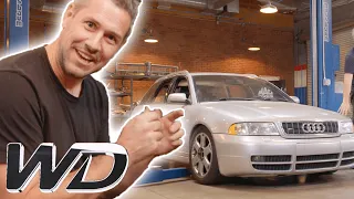 How To Fix An Oil Leak In An Audi S4 Avant | Wheeler Dealers