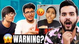 Last WARNING to @souravjoshivlogs7028  & @triggeredinsaan  !!