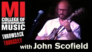 John Scofield Throwback Thursday From the MI Vault