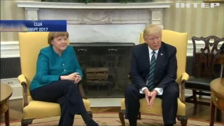 Трамп и Меркель обсудили войну на Донбассе